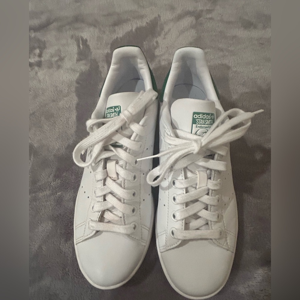Adidas Originals Stan Smith White/Green M20324 Size 6.5 men/8 women/retail $100